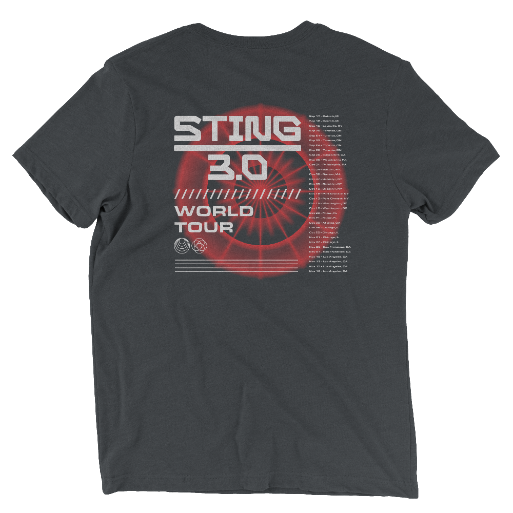 3.0 World Tour T-Shirt Back