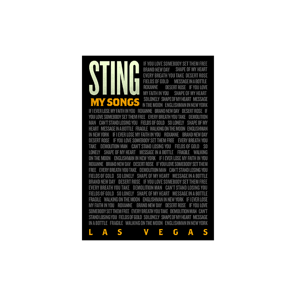 My Songs Las Vegas Postcard 3